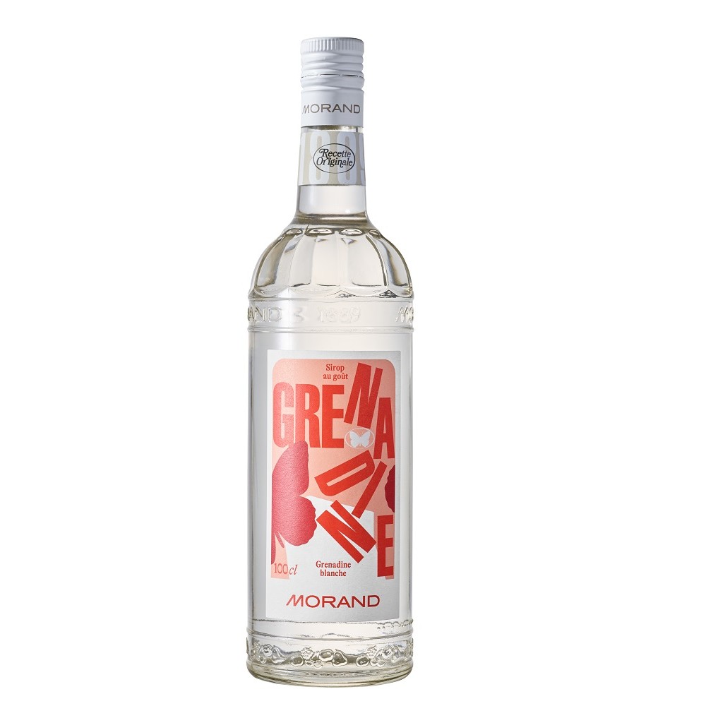 Bouteille de sirop Grenadine blanche