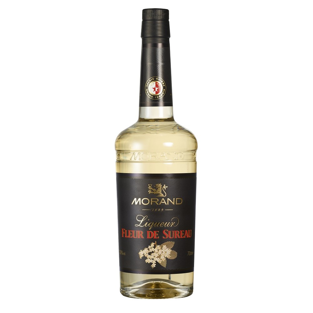 Bouteille de liqueur de fleur de sureau Morand