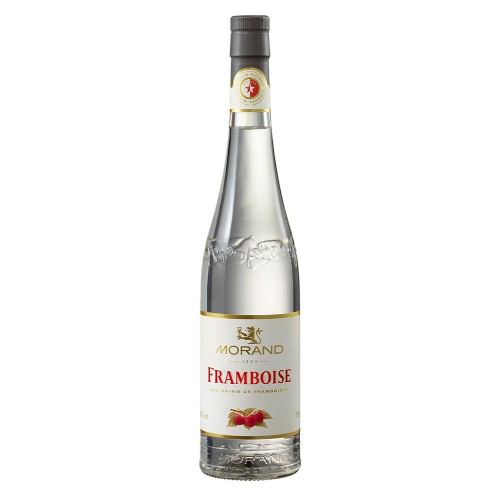 Bouteille d'eau-de-vie de framboise Morand