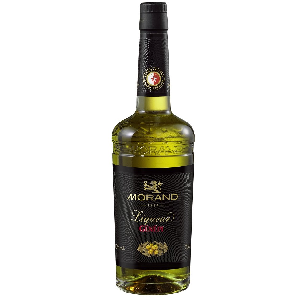 Bouteille de liqueur de génépi Morand